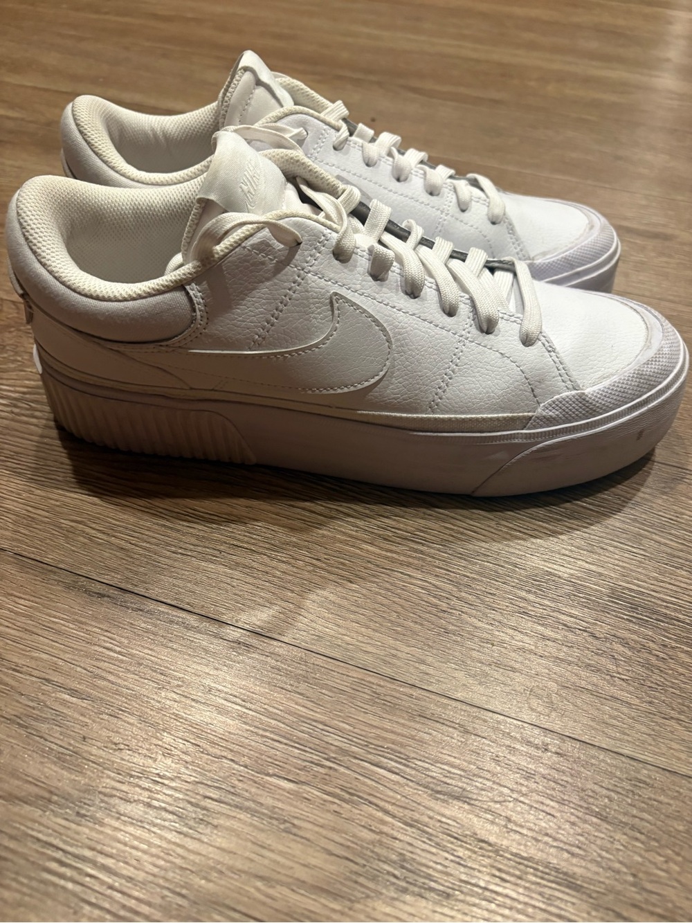 Nike Women's White Low-Top Platform Sneakers